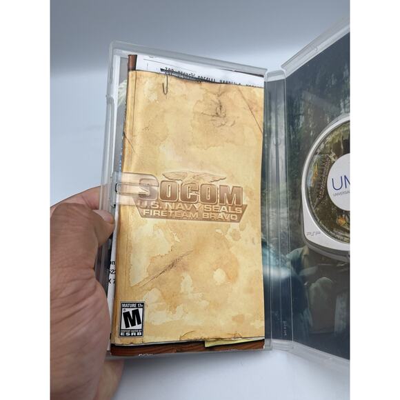 Socom US Navy Seals Fireteam Bravo (Sony PSP, 2005) Complete Tested - Picture 9 of 9